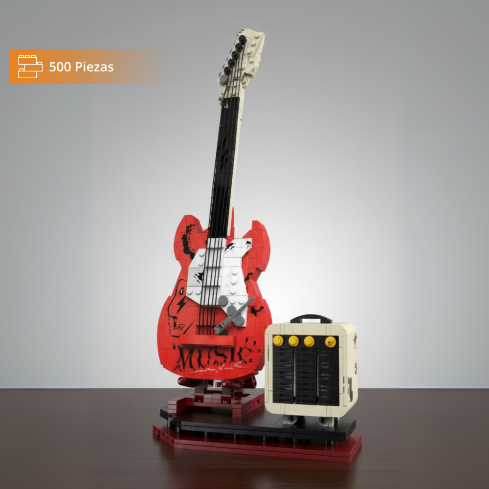 Guitarra de Bloques Rockera (500 pzas)
