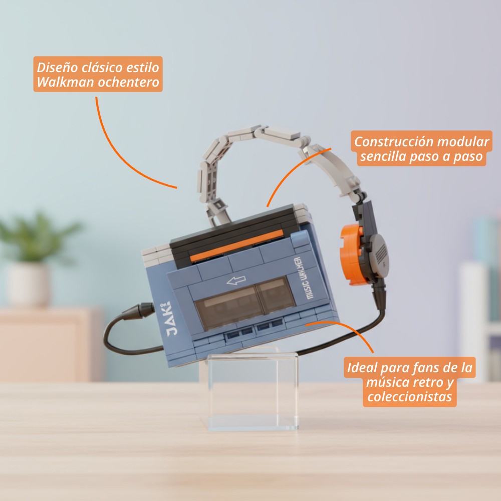 Mini Walkman Clásico (146 pzas)