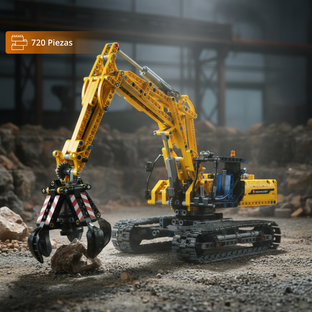 Excavadora de Construcción con Garra (720 pzas)