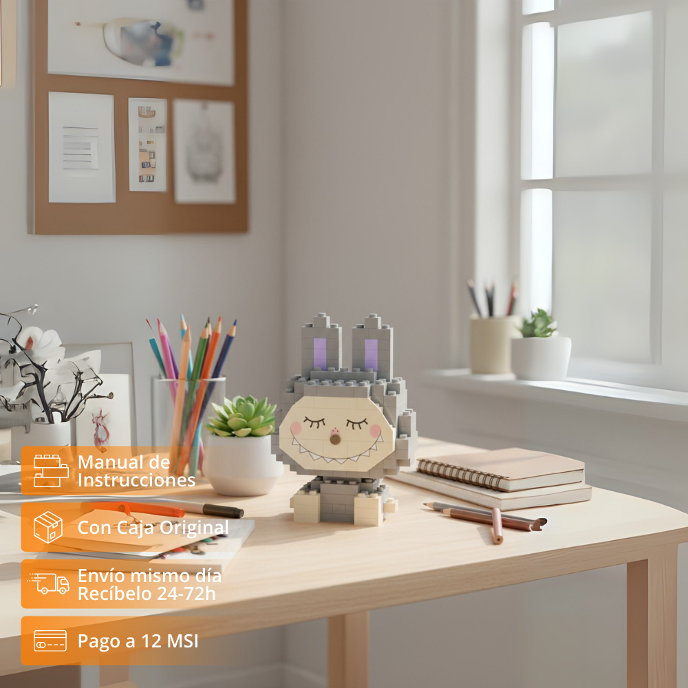 Mini Conejo Kawaii (660 pzas)